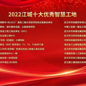 汉南这个项目上榜!武汉十大优秀智慧工地榜单发布