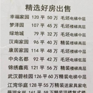 汉南房价回到了8年前吗?