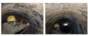 汉南江大路(通江二路-兴城大道)污水管道维修改造完成竣工验收