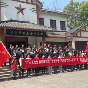 汉南纱帽街道办事处开展明祭扫活动。