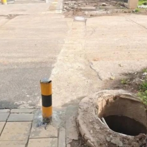 汉南百米路段,三个安全隐患待排除