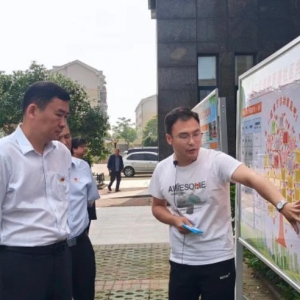汉南湘口街道召开共同缔造观摩推进会