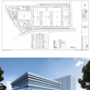 汉南区|新兴重工武汉分公司 “应急产业园食堂及车间出入口雨棚项目”总平面方案