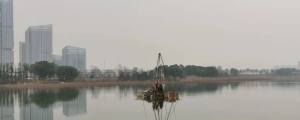沌口三角湖路延长线后官湖桥梁正在勘察!