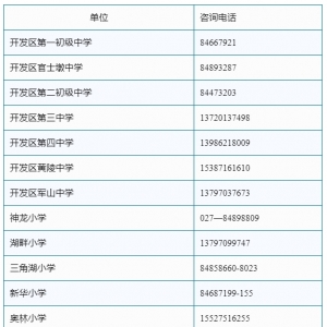 最新!2025年武汉经开区幼升小入学信息登记公告