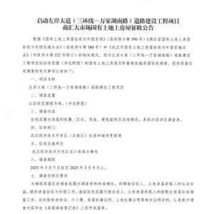 沌口|启动左岸大道(三环线—万家湖南路)道路建设工程项目商汇大市场国有土地上房屋征 ...