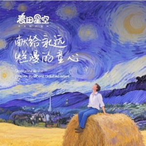 沌口|梵高“星空”坠入武汉麦田,后官湖开启夏夜最具想象力生态艺术快闪