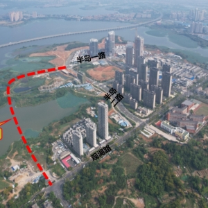 武汉经开区领导季杉调研车城大道延长线工程 现场办公解难题