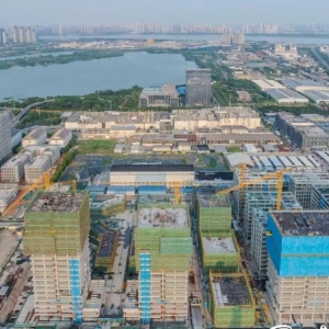 武汉经开区数字经济产业园一期10月底全面完工