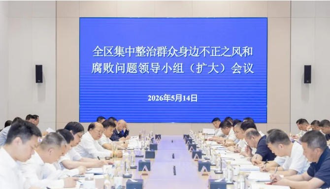 武汉经开区召开集中整治群众身边不正之风和腐败问题领导小组(扩大)会议 ...