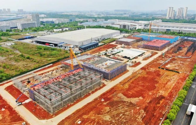 武汉经开区|军山新城中汽中心创新基地冲刺8月封顶!