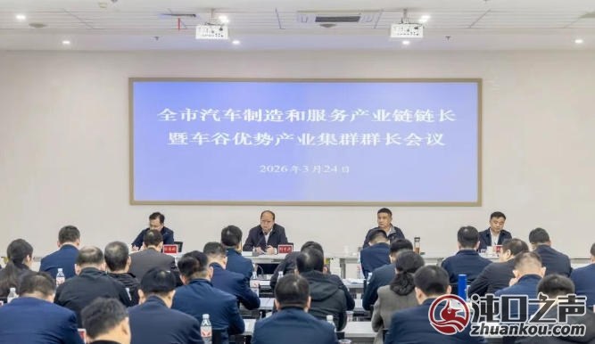 全市汽车制造和服务产业链链长暨车谷优势产业集群群长会在武汉经开区举行