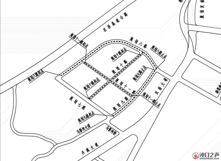 武汉经开区华科军山校区旁再配套4条市政道路!