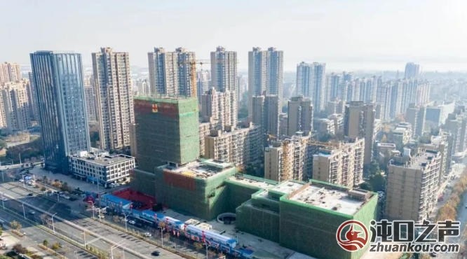 汉南天源合源广场主体结构全面封顶 2027年春节前将开业