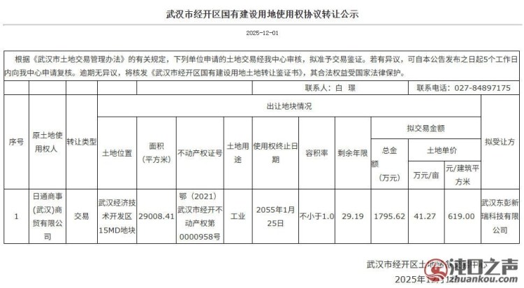 沌口汤湖旁一工厂转让！