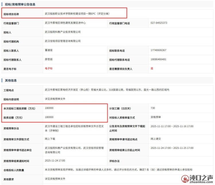 投资18亿元！沌口附近这所高校终于来了！