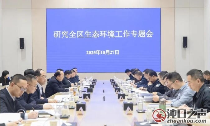 武汉经开区专题研究生态环境工作