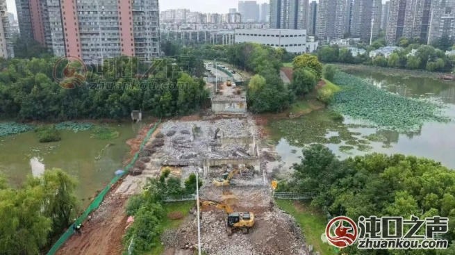 重磅!沌口碧湖路景观桥已拆除!