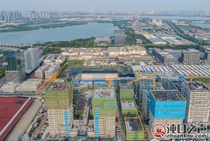 武汉经开区数字经济产业园一期10月底全面完工