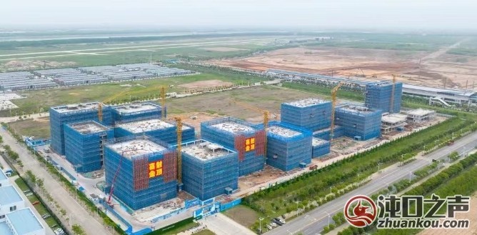 武汉经开区|华中智能飞行器产业基地一期主体结构全面封顶