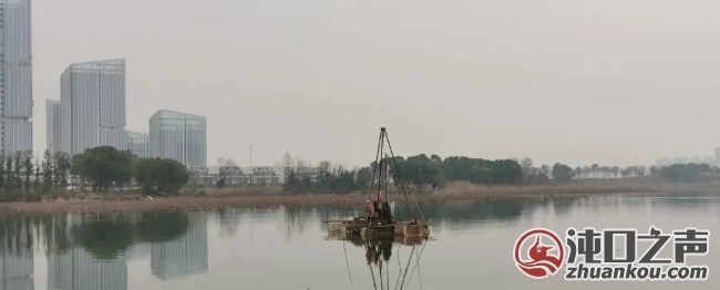 沌口三角湖路延长线后官湖桥梁正在勘察！