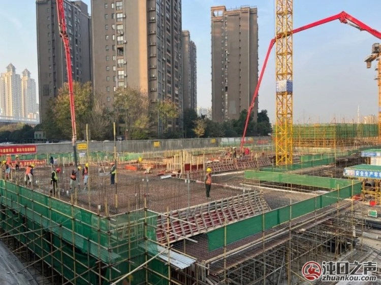 沌口首个保障性住房项目进入施工快车道