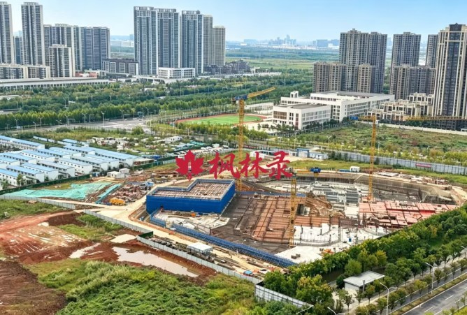 军山凯德广场首幢写字楼起来了!将设通道进入地铁站